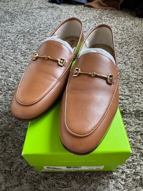 Sam Edelman Brown Leather Bit Loafers